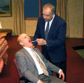 Jeff Adamson and Gary Koos in Murder at the Howard Johnson's